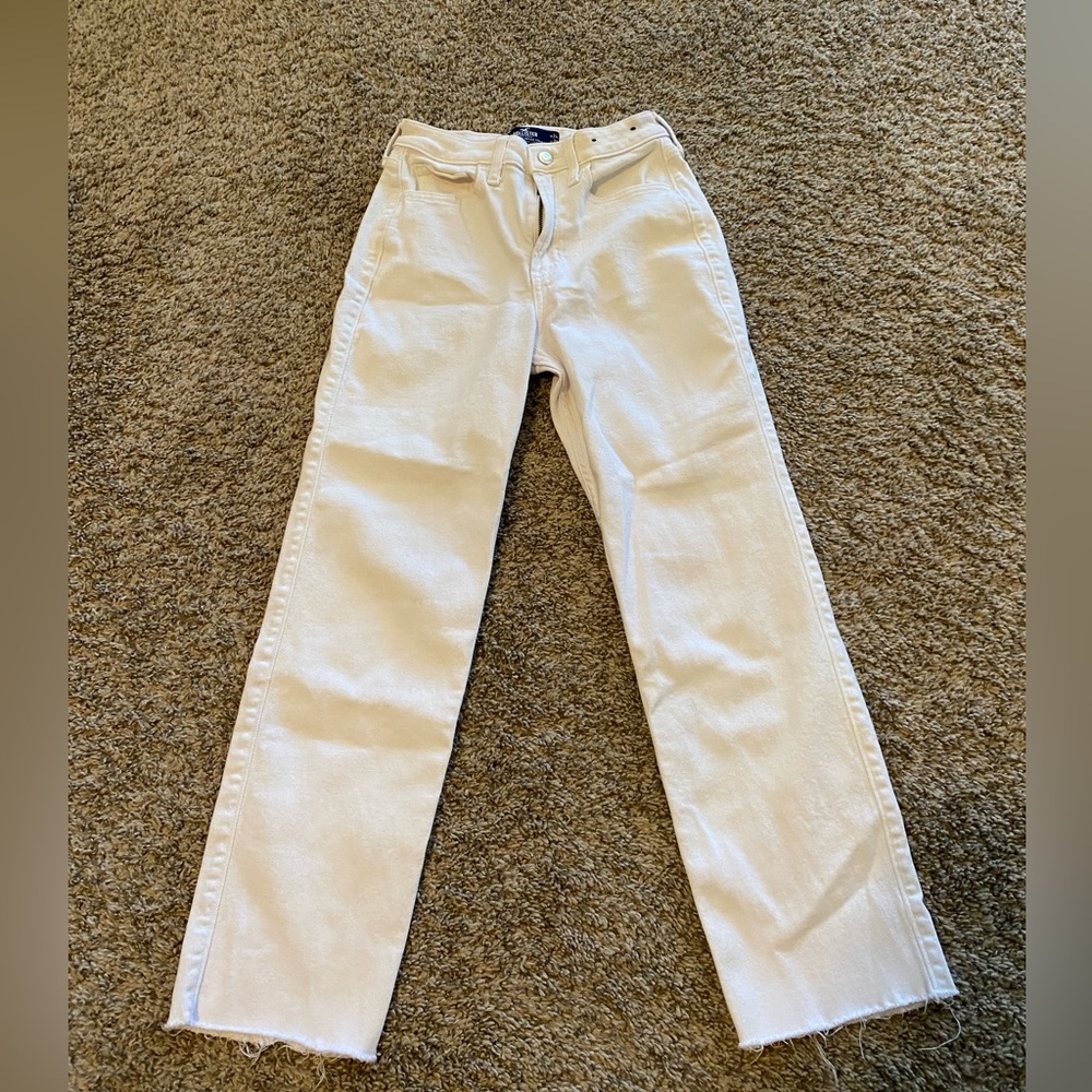 Hollister white jeans